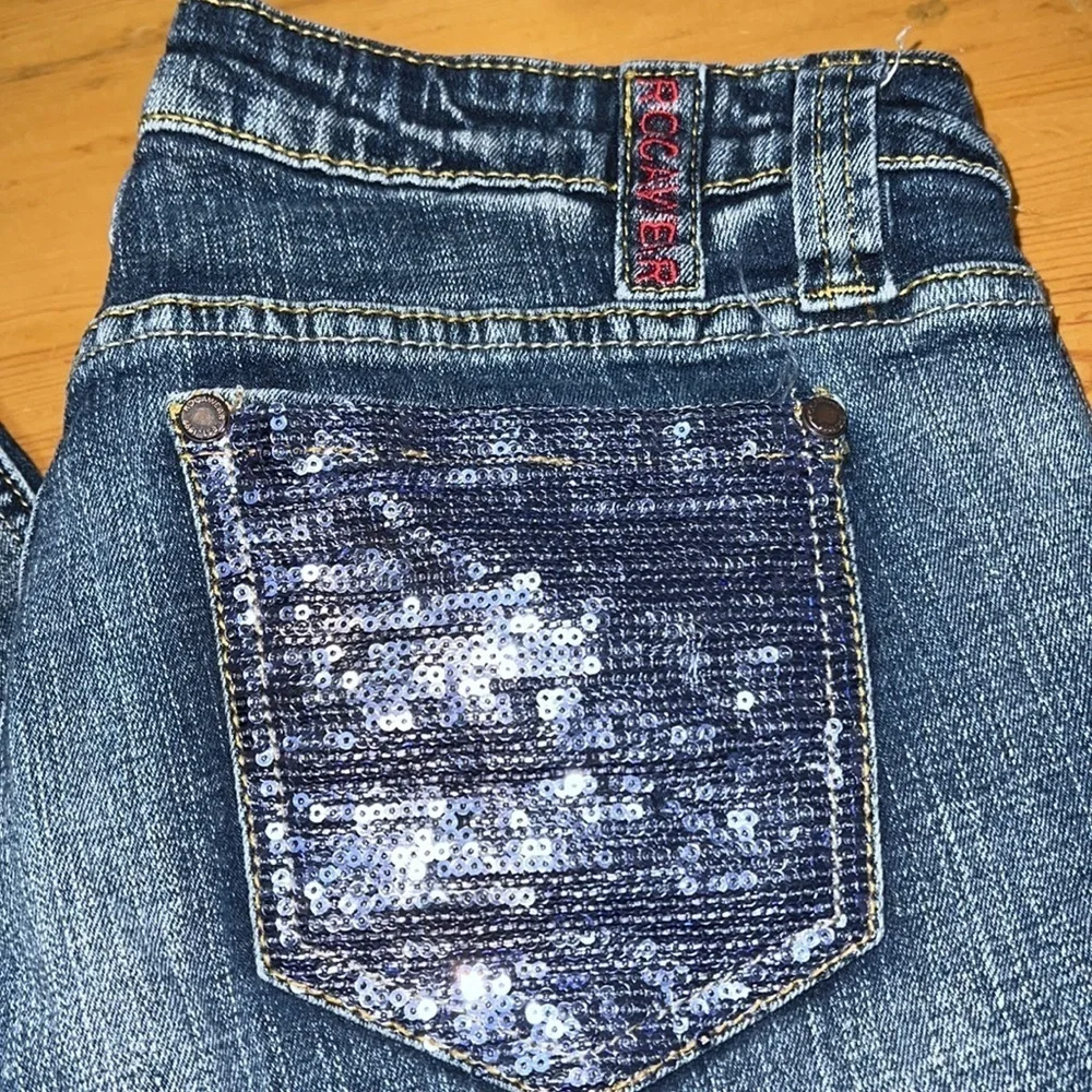 Rocawear Skinny Embellished Pockets Jeans 9 - Picture 2 of 9